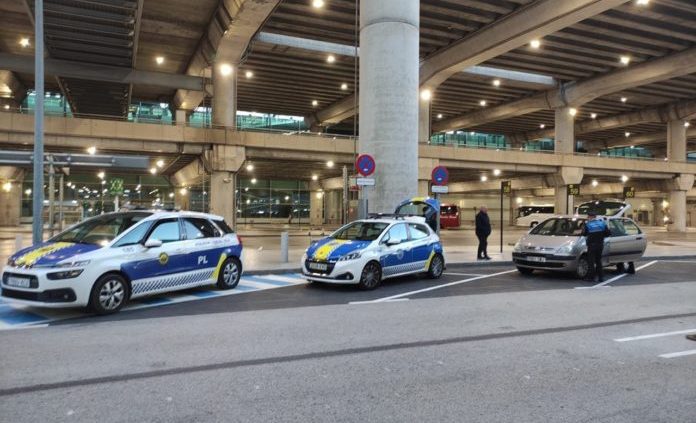 parkeerplaats op de luchthaven van Alicante